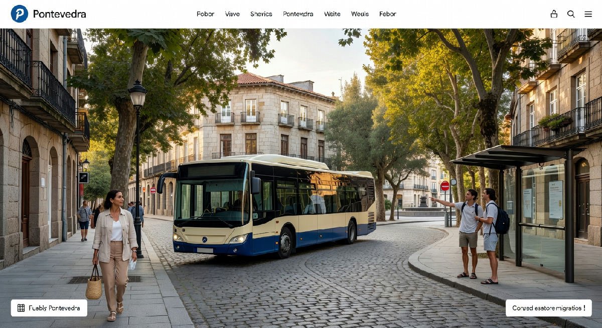 Openbaar vervoer in Pontevedra